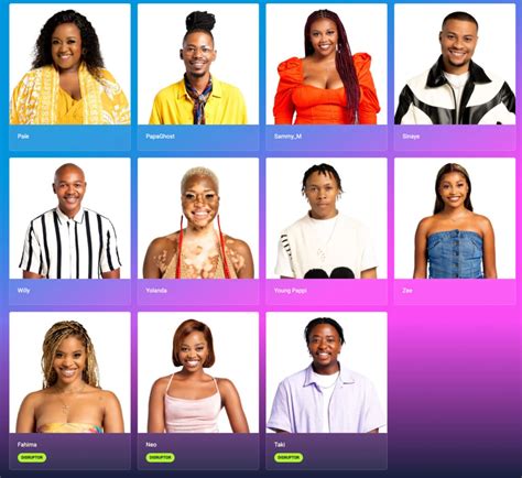 Big Brother Mzansi Season 4 Housemates