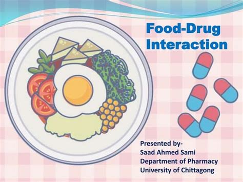 Food drug interactions