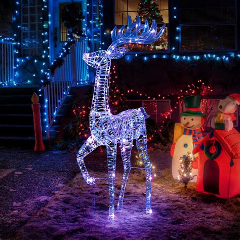 Buy Mcow Light Up Deer Outdoor Christmas Decorations 120 Led