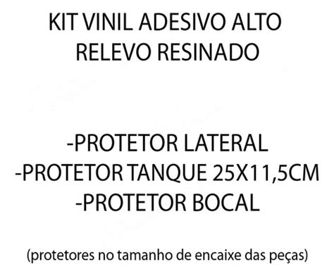 Protetor Tanque Pad Bocal Lateral M19 Moto Kawasaki Z 400 Frete grátis