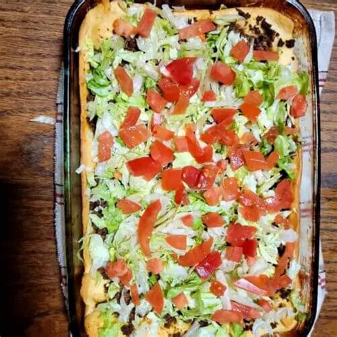 Crescent Roll Taco Bake Recipe