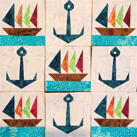 Sail Boat Quilt Sail Boat Pattern Boat Quilt Boat Quilt Pattern Boat Quilt Block Pattern Boat