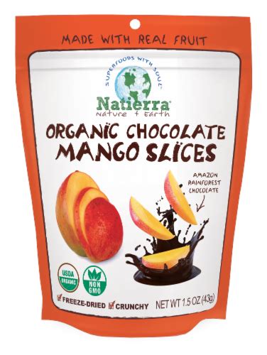 Natierra Organic Chocolate Mango Slices Oz Kroger