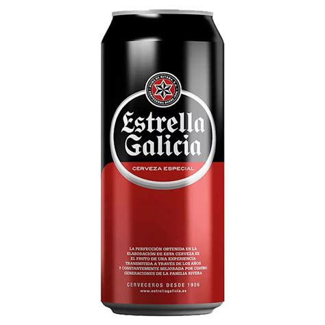 Cerveza Estrella Galicia Lata Ml Dur N