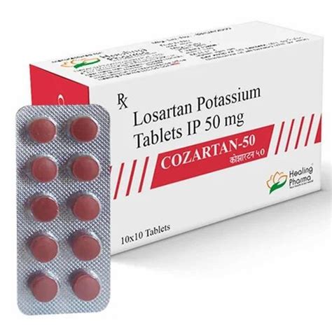 Losartan Potassium Tablets 50 Mg at ₹ 27/stripe | Cosart Tablet in ...