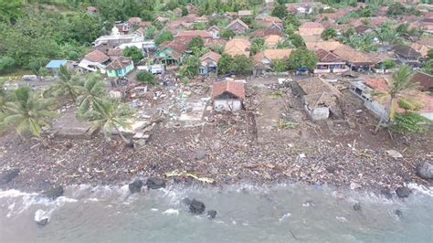 Berikut Kondisi Sementara Desa Way Muli Pulau Sebesi Pasca Diterjang