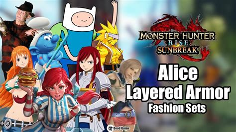 Mhr Sunbreak Fashion Hunter Title Update 5 Part 3 Alice Layered