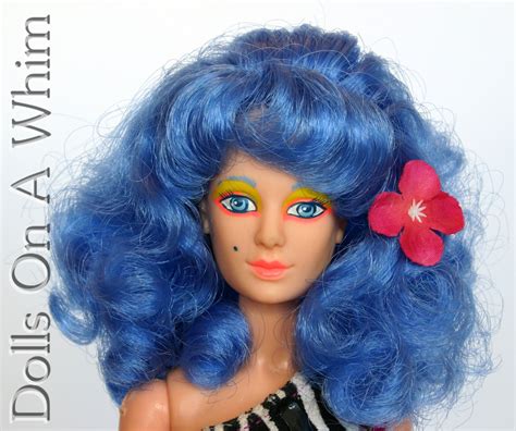 Hasbro Jem And The Holograms Doll Stormer Of The Misfits Blue Hair Face