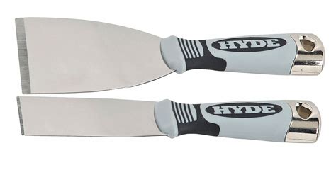 Hyde Piece Standard Stainless Steel Stiff Putty Knife Set In