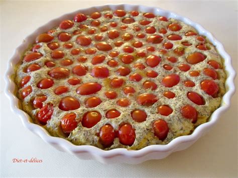 Clafoutis de tomates cerises au parmesan Diet Délices Recettes