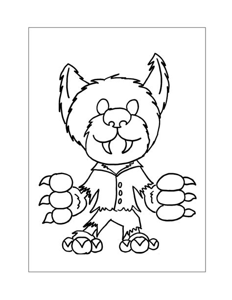 Were Wolf Coloring Page Free Printable Coloring Craze