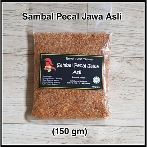 Kacang Pecal Segera Gm Jamilah Mansor Utk Org Mkn Sambal