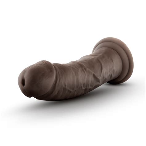 Au Naturel In Dildo W Suction Cup Chocolate Blush Satisfaction