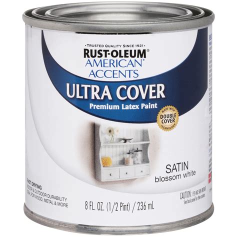 Rust Oleum American Accents Ultra Cover Satin Blossom White Premium