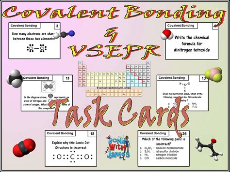 Covalent Compounds Covalent Bonding Vsepr Molecular Geometry Task