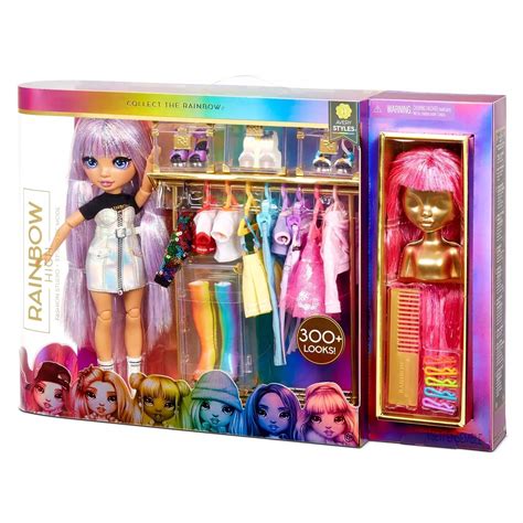 Rainbow High Fashion Studio Exclusive Doll with Fashions & 2 Sparkly Wigs in 2022 | Dolls ...