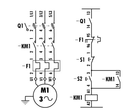 Demarrage Direct Dun Moteur Asynchrone Electricité Industrielle