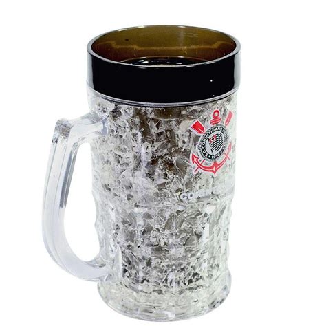 Caneca Chopp Gel Congelante T Rmico Corinthians Oficial Ml