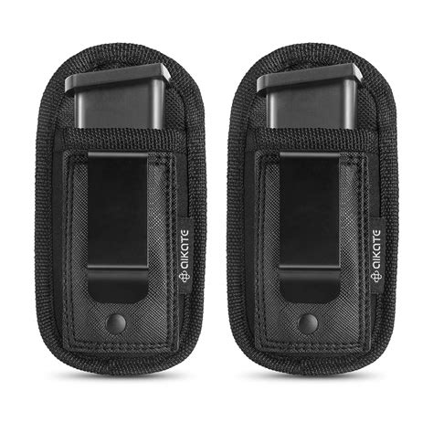 2 Pack Universal Magazine IWB Pouch Concealed Carry 9mm .40 .45 .380 ...