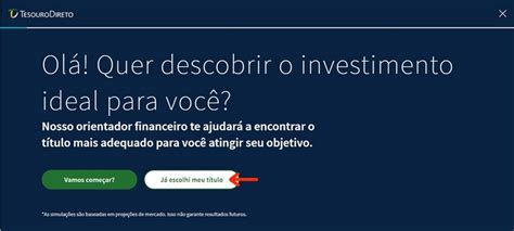 Simulador de Tesouro Direto como escolher o melhor título para investir