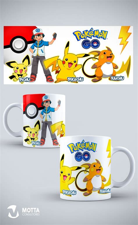 15 DiseÑos Pokemon Para Sublimar Mugs Pack N 1 Tazas Personalizadas