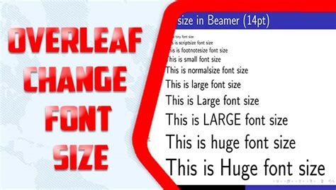 Overleaf Change Font Size Change Font Size Like A Pro