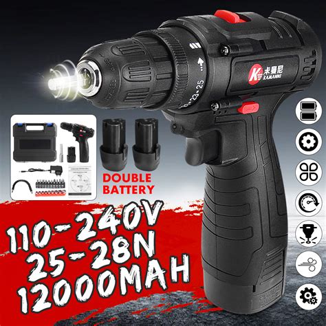 New V Universal Cordless Electric Drill Power Drilling Tool