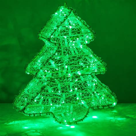 Outdoor Decoration - 20" Green LED Dimensional Christmas Tree