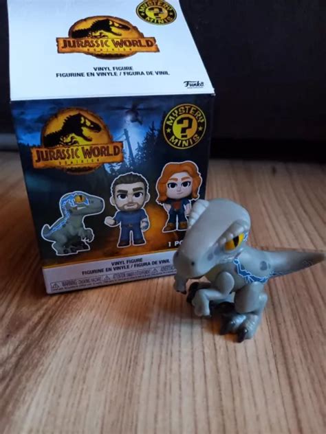 FUNKO MYSTERY MINI Jurassic World Dominion Blue Velociraptor Figur NEU