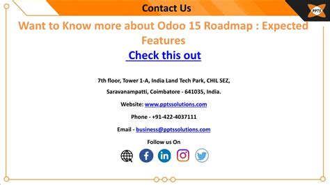 Ppt Odoo Roadmap Expected Features Powerpoint Presentation Free