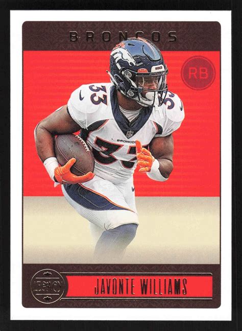 2023 Panini Legacy 29 Javonte Williams For Sale Online EBay