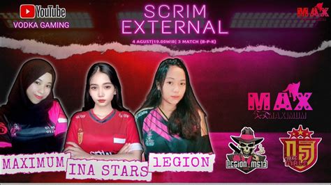 Scrim Max Lgn Ina Stars Garena Free Fire Youtube