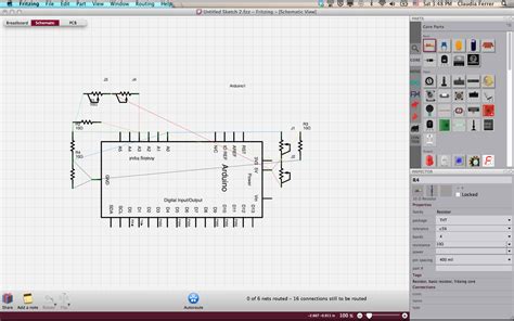 How To Make Fritzing Diagram To A Schematic Fritzing Softwar