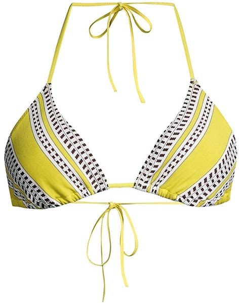 Lemlem Amira Triangle Bikini Top Shopstyle Two Piece Swimsuits