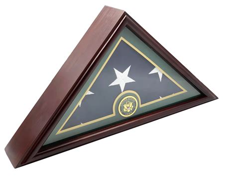 Army Flag Display Case Box 5x9 Burial Funeral Veteran Etsy