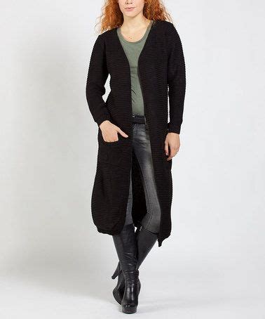 Love This Black Pocket Open Cardigan On Zulily Zulilyfinds