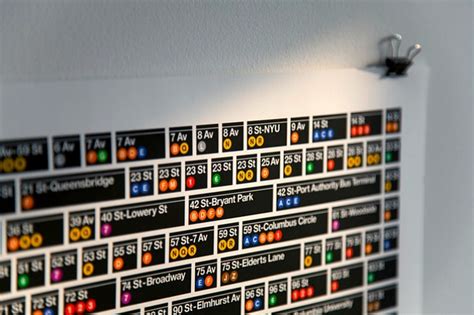 This Poster Displays All 468 Subway Station Signs | 6sqft