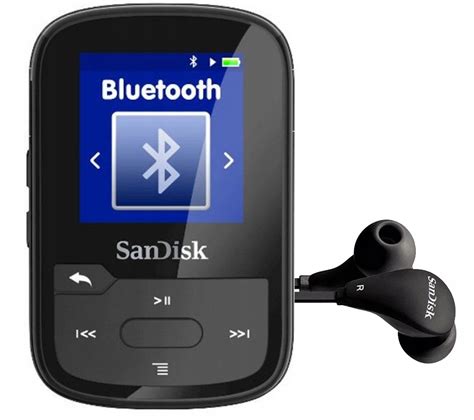 Odtwarzacz Mp Flac Radio Fm Sandisk Clip Sport Plus Bluetooth Gb