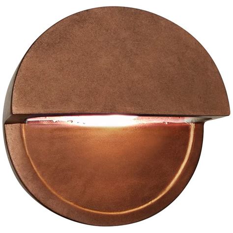 Ambiance Collection™ 8 High Copper Dome Led Outdoor Wall Light 60w96 Lamps Plus