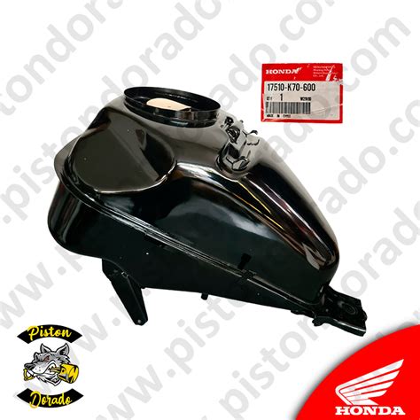 Tanque De Combustible Cb R V Honda Piston Dorado