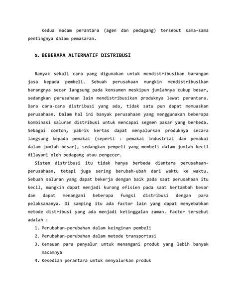 Pdf Strategi Distribusi Gunadarma Universitywidyo Staff Gunadarma