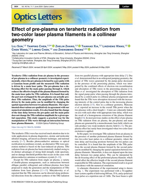 Effect Of Pre Plasma On Terahertz Radiation From Two Color Laser Plasma