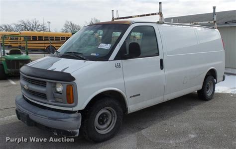 1999 Chevrolet Express 1500 Van In Junction City Ks Item K8050 Sold Purple Wave