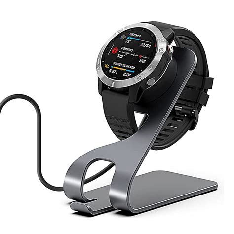 Metal Charger Station For Garmin Fenix X S X Charging Dock For