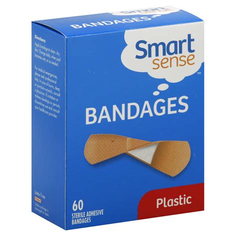 Smart Sense Bandages, Plastic, 60 3/4 x 3" Bandages | Shop Your Way ...