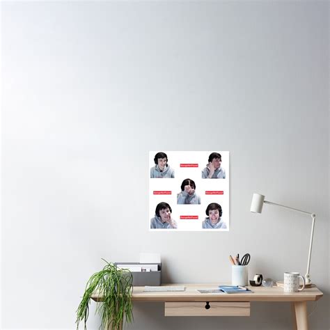 Georgenotfound Sticker Set Poster For Sale By Arnaaz Redbubble