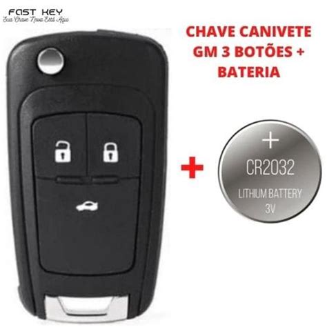 Carcaça Chave Canivete Gm Onix Prisma Cobalt Cruze Spin Carcaça 3