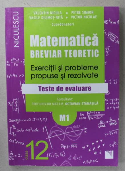 Matematica Clasa A Xii A Breviar Teoretic Exercitii Si