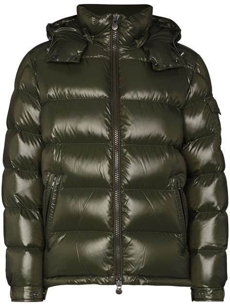 Moncler Maya Padded Jacket Green FARFETCH