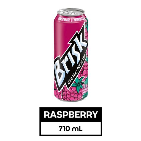 Brisk Raspberry Iced Tea 710ml Can Walmart Canada